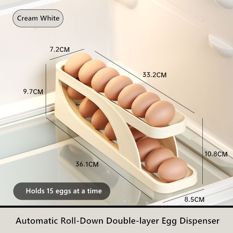 New Automatic Roll-Down Double-layer Egg Dispenser